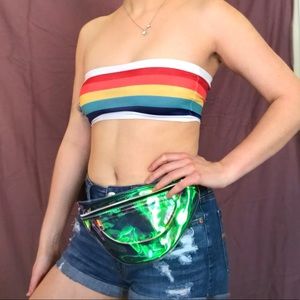 Rainbow Tube Top